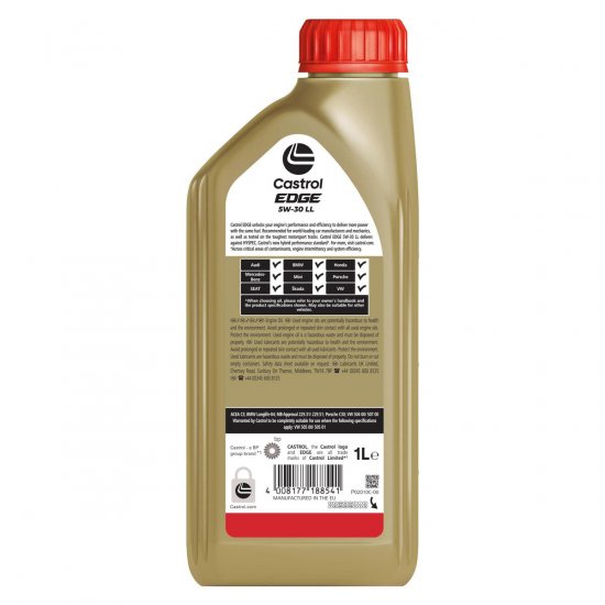 Bild 2 - 15F7DA Castrol EDGE 5W-30 LL (1 Liter)