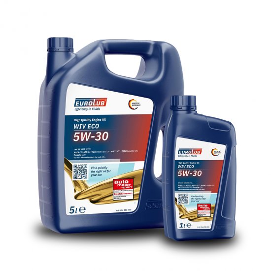 Bild 1 - 211001 + 211005 WIV ECO 5W-30 EUROLUB (6 Liter)