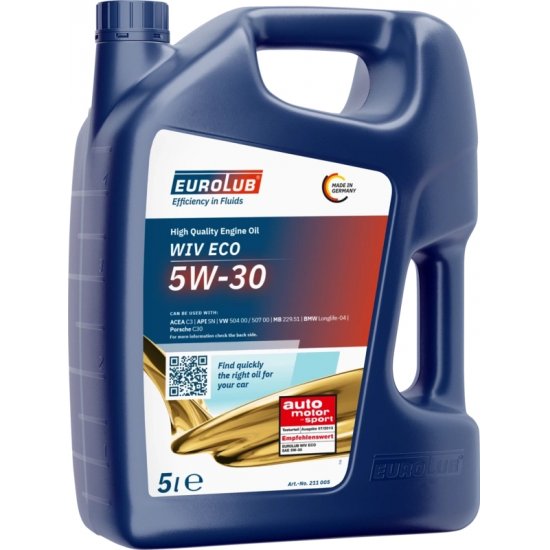 Bild 1 - 211005 WIV ECO 5W-30 EUROLUB (5 Liter)