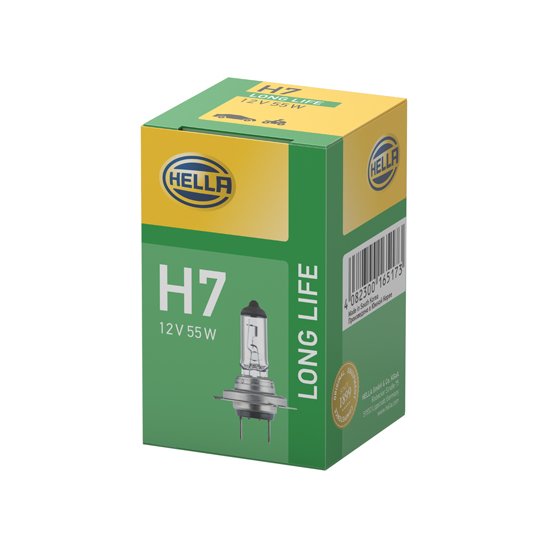 Bild 1 - 8GH 007 157-201 Halogen-Gl�hlampe - H7 - 3x longer lifetime - 12V - 55W HELLA