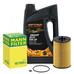 120101-005 + HU 7020 z Aykos Smart Eco 5W-30 (5L) + lfiter Mann-Filter